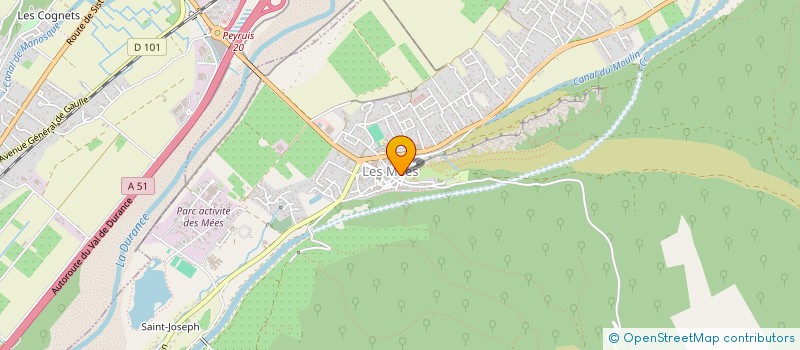 localisation de l'entreprise SCI IMMO GEJ à LES MEES