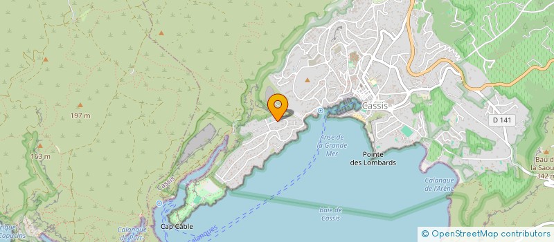 localisation de l'entreprise SCI IMMO GEST AZUR à CASSIS
