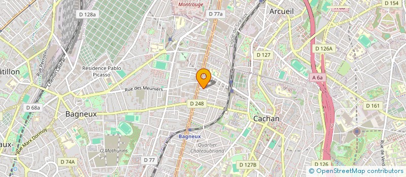 localisation de l'entreprise SCI IMMO GHANAY  CACHAN