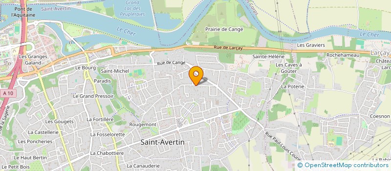 localisation de l'entreprise SCI IMMO GIRALE  SAINT-AVERTIN