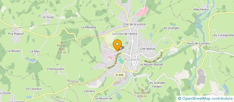 localisation de l'entreprise SCI IMMO GO  AUZANCES