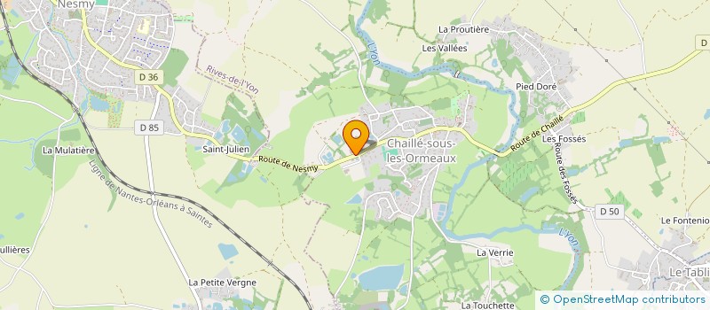 localisation de l'entreprise SCI IMMO GUERINEAU  RIVES DE L'YON