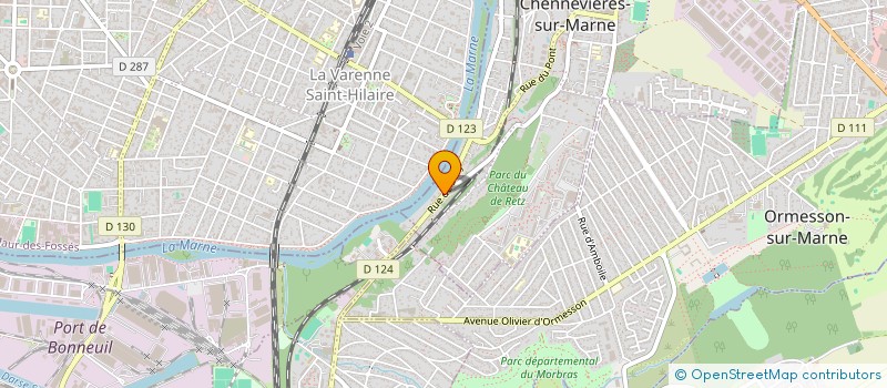 localisation de l'entreprise SCI IMMO GUO  CHENNEVIERES-SUR-MARNE