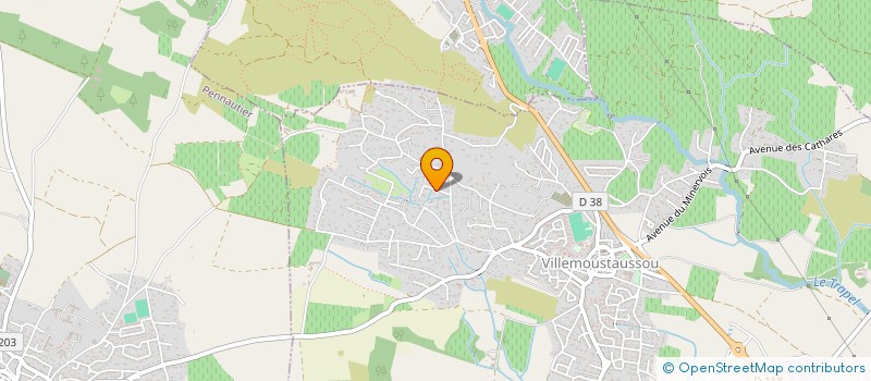 localisation de l'entreprise SCI IMMO HELAGESE à VILLEMOUSTAUSSOU