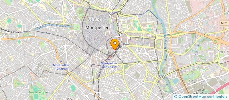 localisation de l'entreprise SCI IMMO.HERBERIE à MONTPELLIER