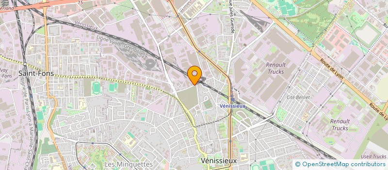 localisation de l'entreprise SCI IMMO HES RHONE ALPES  VENISSIEUX