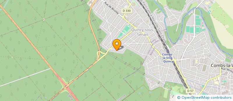 localisation de l'entreprise SCI IMMO HK  QUINCY-SOUS-SENART