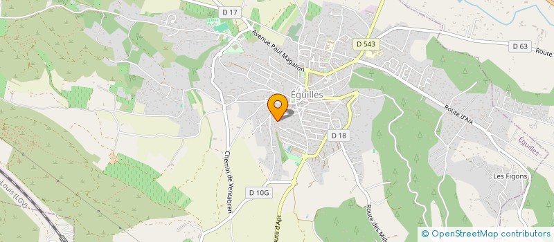 localisation de l'entreprise SCI IMMO I  EGUILLES