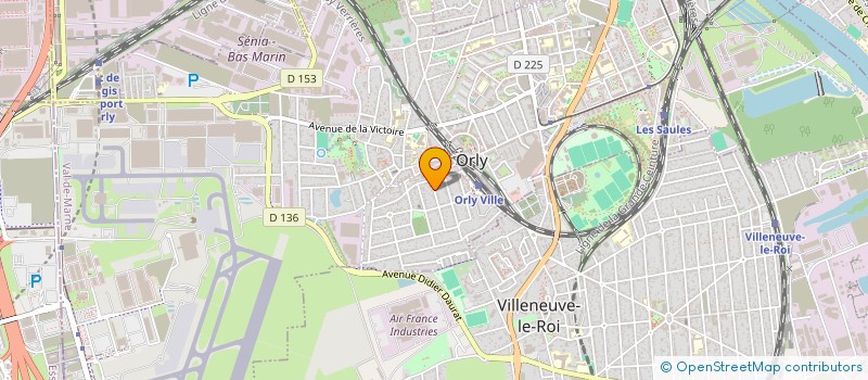 localisation de l'entreprise SCI IMMO ILE DE FRANCE  ORLY