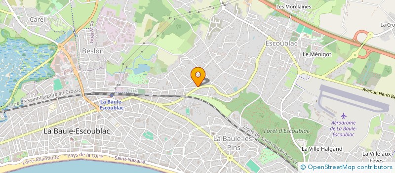 localisation de l'entreprise SCI IMMO INDOCHINE168  LA BAULE-ESCOUBLAC