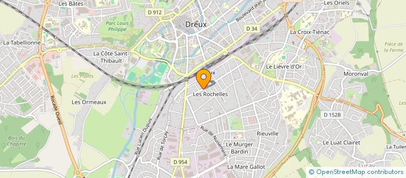 localisation de l'entreprise SCI IMMO-INDUSTRIE à DREUX