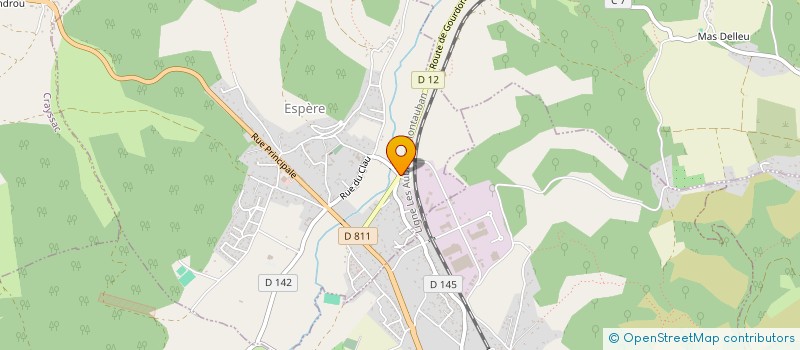 localisation de l'entreprise SCI IMMO INDUSTRIE  ESPERE