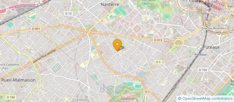 localisation de l'entreprise SCI IMMO INVEST  NANTERRE