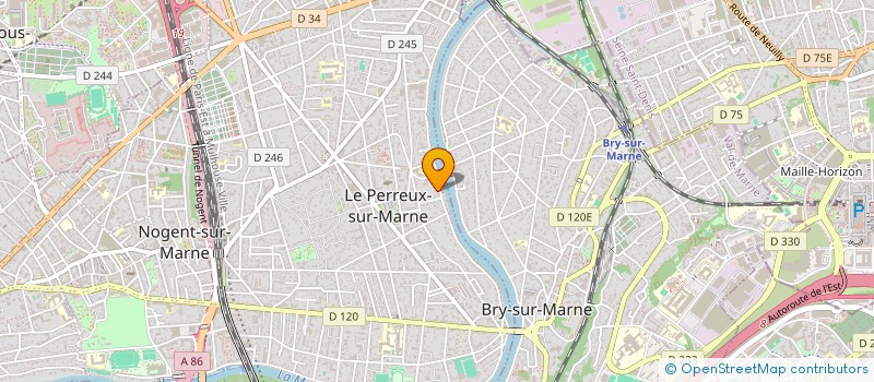 localisation de l'entreprise SCI IMMO-JOJOCHILS à LE PERREUX-SUR-MARNE