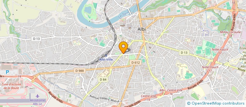 localisation de l'entreprise SCI IMMO JPV à ALBI