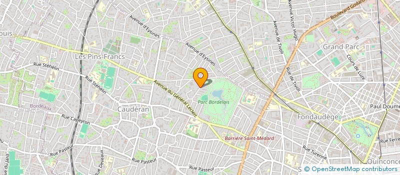 localisation de l'entreprise SCI IMMO-JURIS  BORDEAUX