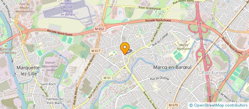 localisation de l'entreprise SCI IMMO-K à MARCQ-EN-BARŒUL