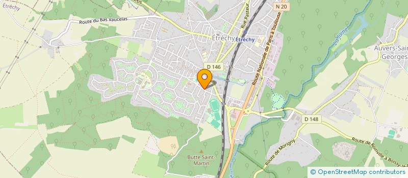 localisation de l'entreprise SCI IMMO.KAR  ETRECHY