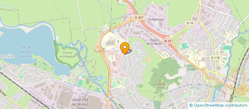 localisation de l'entreprise SCI IMMO KINES DE LA MONTOILLOTTE à VESOUL