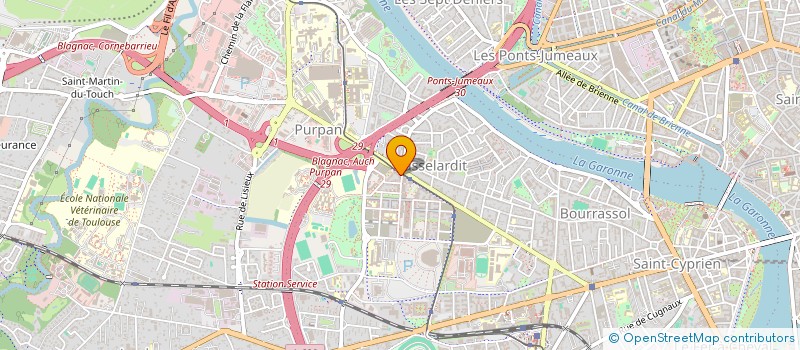 localisation de l'entreprise SCI IMMO L&A à TOULOUSE