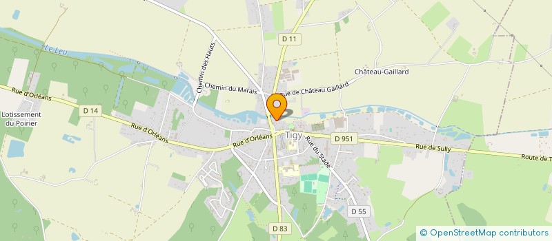 localisation de l'entreprise SCI IMMO LA FERTE  VIENNE-EN-VAL