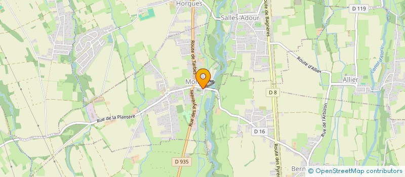 localisation de l'entreprise SCI IMMO LABESQUE LE POUEY  VIELLE-ADOUR