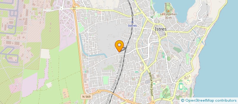 localisation de l'entreprise SCI IMMO LAVALDUC  ISTRES