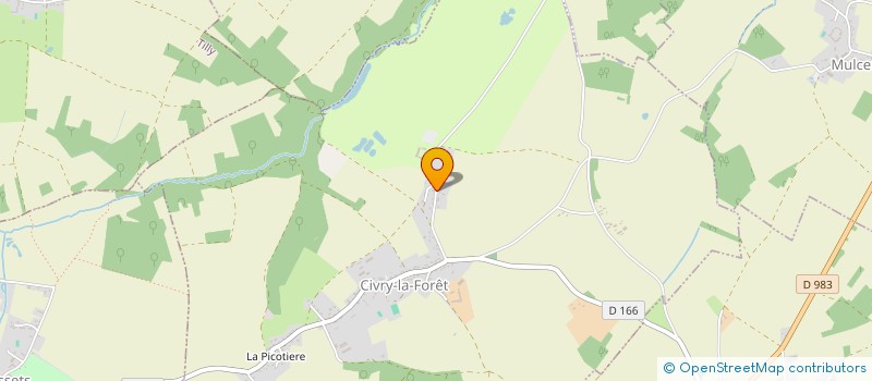 localisation de l'entreprise SCI IMMO LEGO  CIVRY-LA-FORET