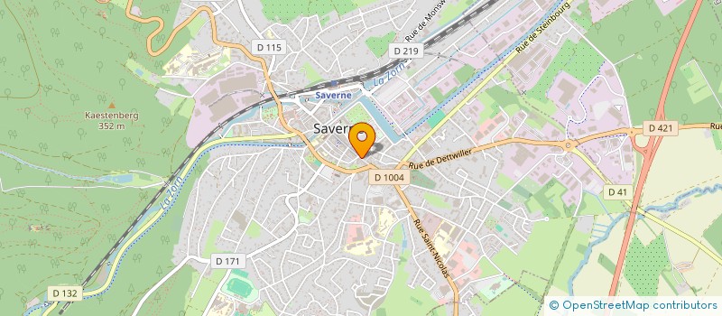 localisation de l'entreprise SCI IMMO LION  SAVERNE