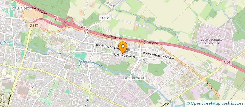 localisation de l'entreprise SCI IMMO LOCS à PAU