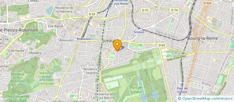 localisation de l'entreprise SCI IMMO LOING à SCEAUX