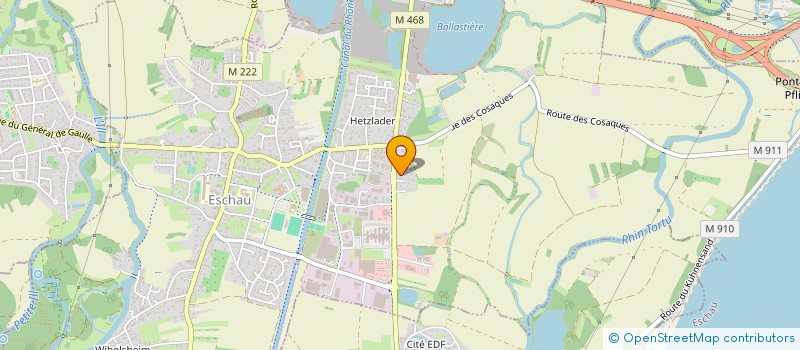 localisation de l'entreprise SCI IMMO LUTZ  ESCHAU