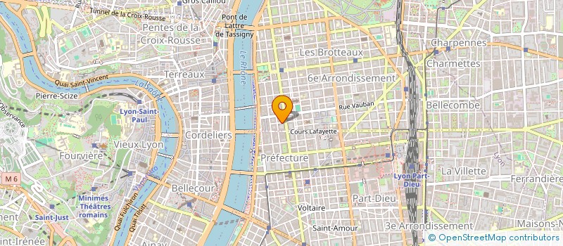 localisation de l'entreprise SCI IMMO'M  LYON