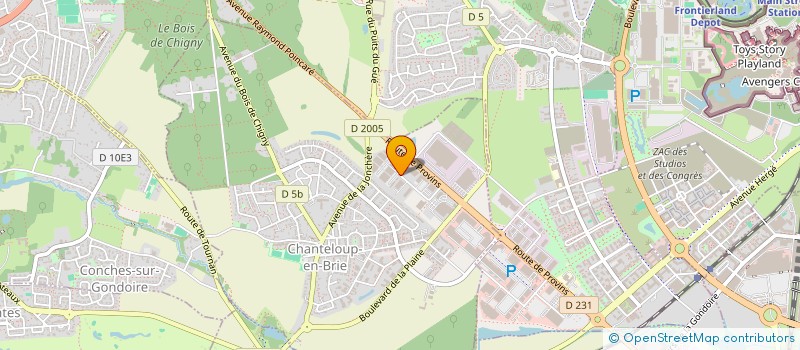 localisation de l'entreprise SCI IMMO MATEL  LAGNY-SUR-MARNE