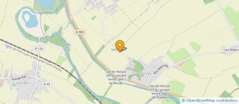 localisation de l'entreprise SCI IMMO MCC  PERCEY