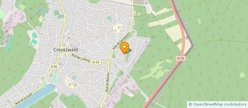 localisation de l'entreprise SCI IMMO MCN  CREUTZWALD