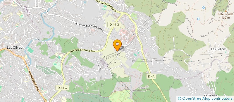 localisation de l'entreprise SCI IMMO MERLIN  ALLAUCH