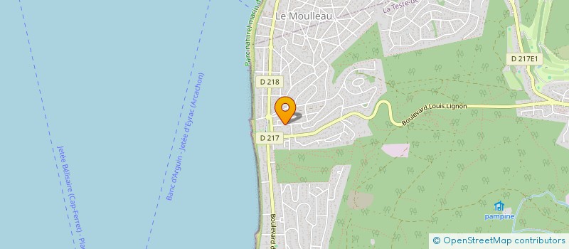 localisation de l'entreprise SCI IMMO-MEYER à LA TESTE-DE-BUCH