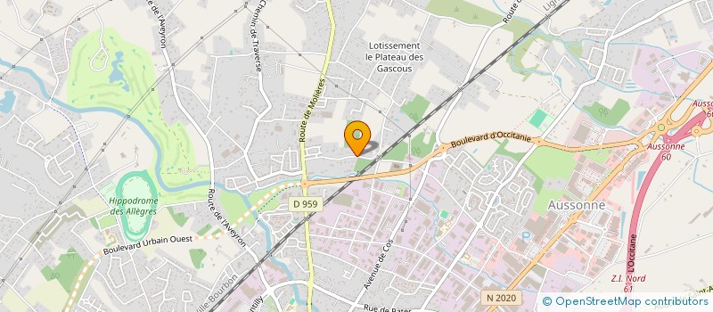 localisation de l'entreprise SCI IMMO MFH  MONTAUBAN