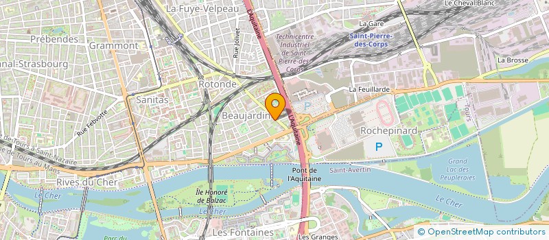 localisation de l'entreprise SCI IMMO MG  CHAMBRAY-LES-TOURS