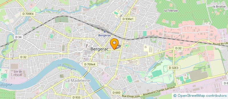 localisation de l'entreprise SCI IMMO MOREAU  BERGERAC