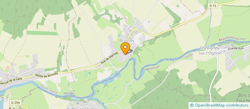 localisation de l'entreprise SCI IMMO NATURE CHALON  BRUSSEY