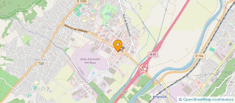 localisation de l'entreprise SCI IMMO NEW SAIGON  CROLLES