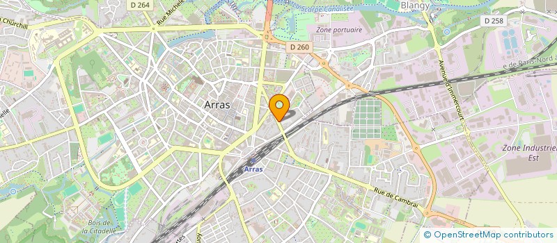 localisation de l'entreprise SCI IMMO NORD à ARRAS