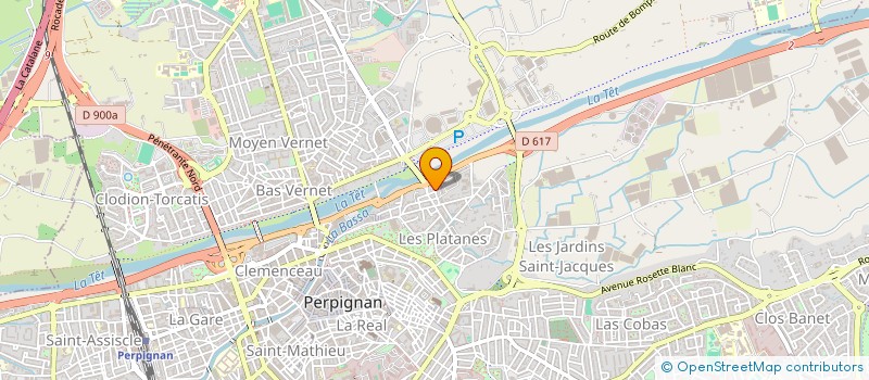 localisation de l'entreprise SCI IMMO OCCITANE  PERPIGNAN