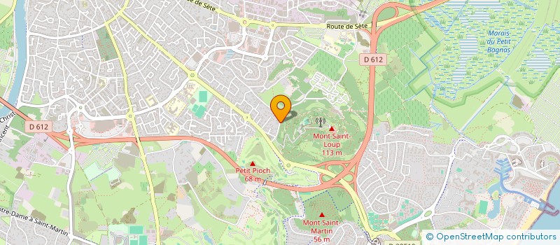localisation de l'entreprise SCI IMMO ONDINES à AGDE