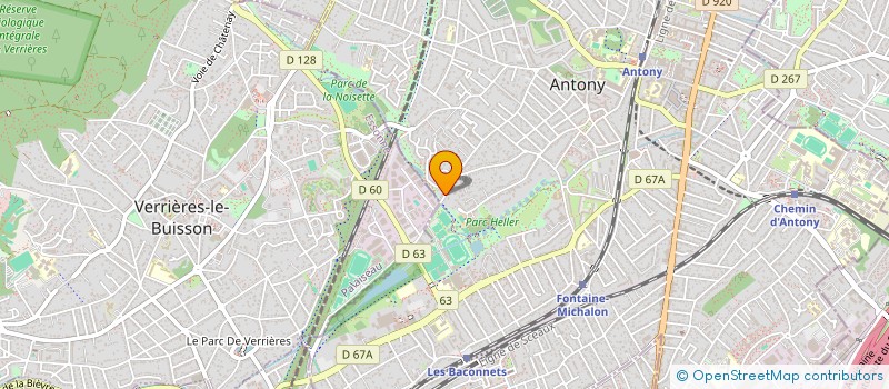 localisation de l'entreprise SCI IMMO ONE à ANTONY