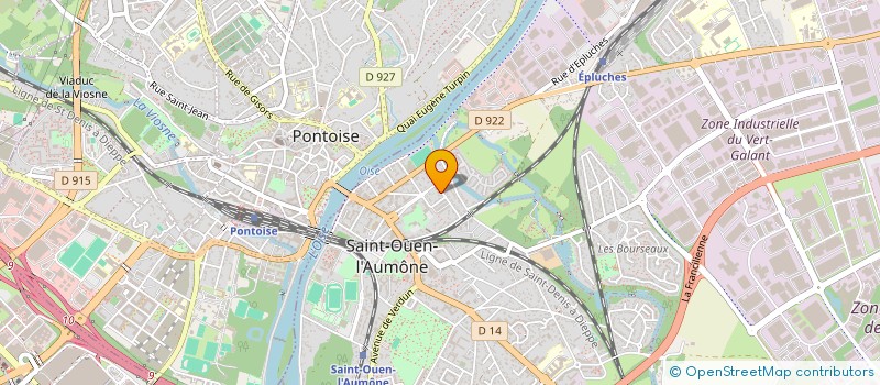 localisation de l'entreprise SCI IMMO ONE à SAINT-OUEN-L'AUMONE