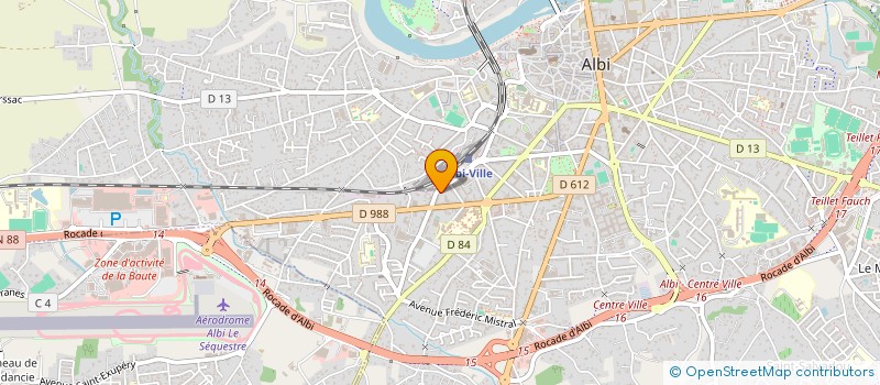 localisation de l'entreprise SCI IMMO OR à ALBI