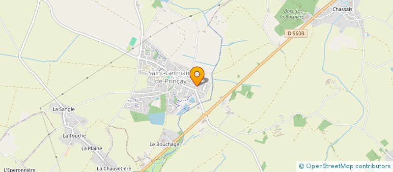 localisation de l'entreprise SCI IMMO OUEST  SAINT-GERMAIN-DE-PRINCAY